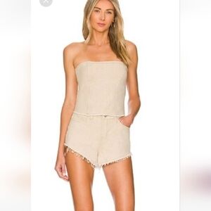 Superdown Denim Microshort & Top